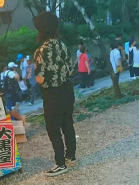 「お祭り」｜「アイテム（ハンチング/ベレー帽）」を使った、miiiiさん（レディース・150cm）の夏コーディネート