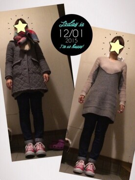 NAOさん（レディース・162cm）の冬コーディネート