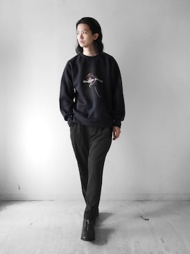 「B'2nd（ビーセカンド）のアイテム（スウェット）」を使った、KENTO TAKAHASHIさん（メンズ・170cm）の夏コーディネート
