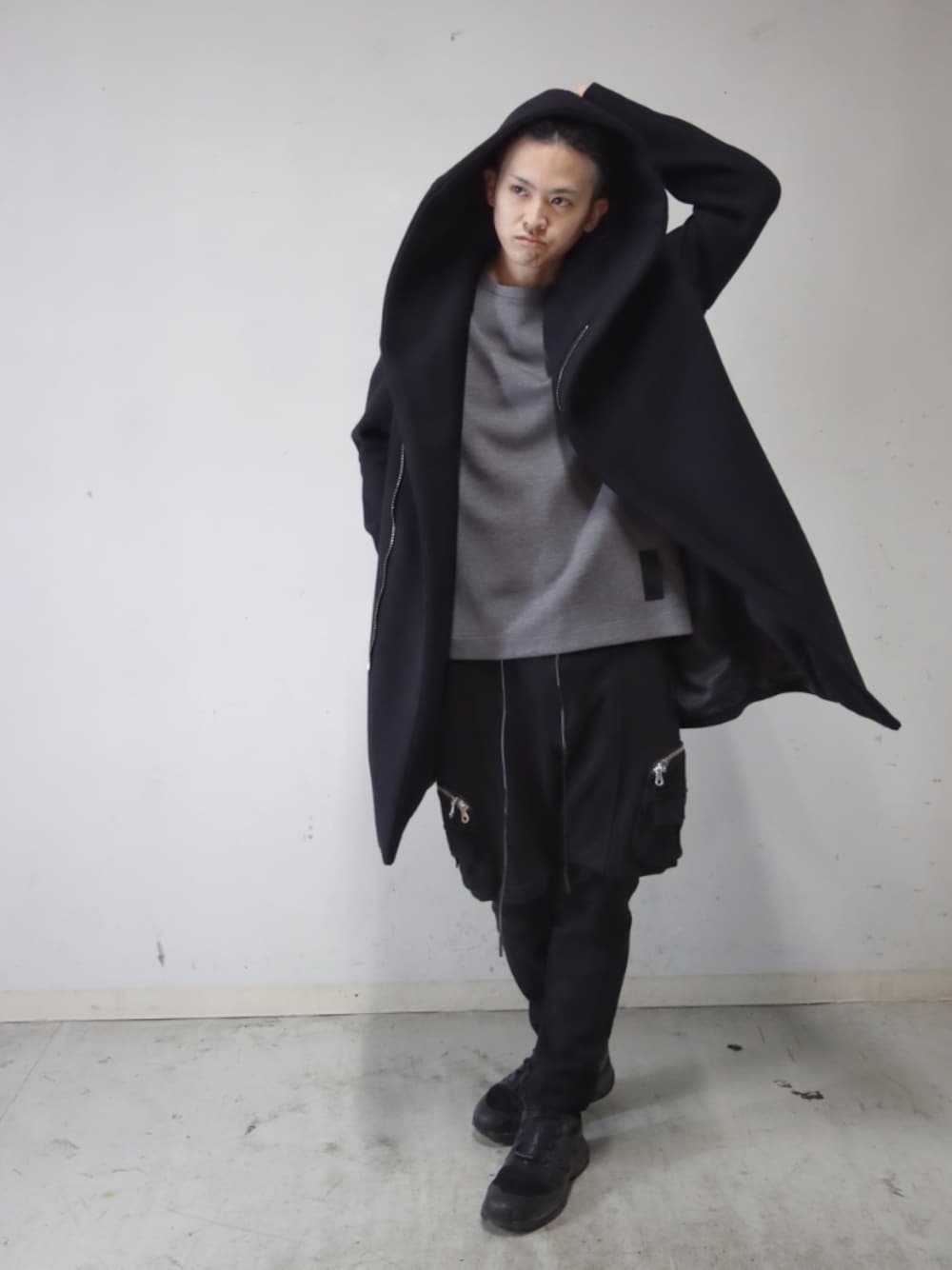 junhashimoto（ジュンハシモト）WRAP COAT/ラップコートを使った