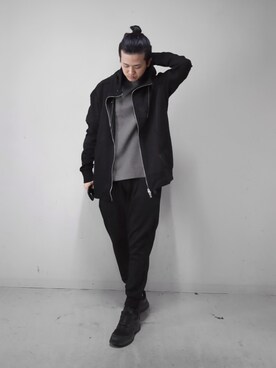 「B'2nd（ビーセカンド）のアイテム（パーカー）」を使った、KENTO TAKAHASHIさん（メンズ・170cm）の秋コーディネート