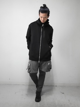 「B'2nd（ビーセカンド）のアイテム（パーカー）」を使った、KENTO TAKAHASHIさん（メンズ・170cm）の秋コーディネート