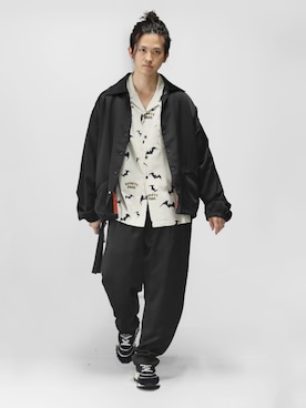 「R.M GANG（アールエムギャングレベルモダニストギャング）のアイテム」を使った、KENTO TAKAHASHIさん（メンズ・170cm）の春コーディネート
