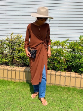 「いいね返し」｜Kiyoraさん（レディース・160cm）の夏コーディネート