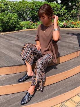 「いいね返し」｜Kiyoraさん（レディース・160cm）の夏コーディネート