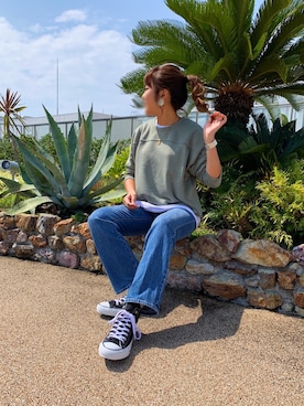 「ROLLA'S（ローラス）のアイテム」を使った、Kiyoraさん（レディース・160cm）の秋コーディネート