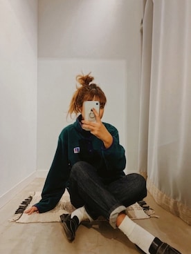 「アイテム（その他トップス）」を使った、Kiyoraさん（レディース・160cm・10代）の秋コーディネート