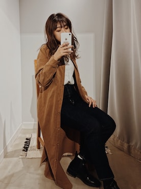 「アイテム（ワンピース/ドレス）」を使った、Kiyoraさん（レディース・160cm・10代）の秋コーディネート