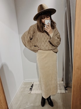 「アントマリーズ」｜Kiyoraさん（レディース・160cm）の冬コーディネート