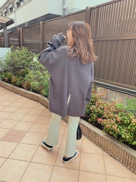 「SLY（スライ）のアイテム（その他パンツ）」を使った、Kiyoraさん（レディース・160cm）の春コーディネート