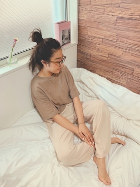 「アイテム（リング）」を使った、Kiyoraさん（レディース・160cm・20代）の春コーディネート