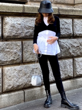 「WHEIR（ウェア）のアイテム」を使った、ma-さん（レディース・160cm）の冬コーディネート