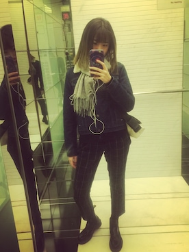 「LEVIS REDWIRE（リーバイスレッドワイヤー）のアイテム」を使った、emmmmma__さん（レディース・168cm）の冬コーディネート