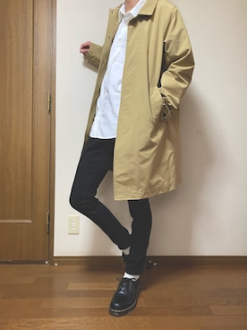 「coen」｜🐟しゅん🐟さん（メンズ・175cm）の春コーディネート