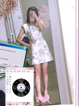 「axes femme（アクシーズファム）のアイテム（バレエシューズ）」を使った、sekikinballさん（レディース・160cm）の夏コーディネート