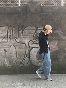 「1sin（イッシン）のアイテム」を使った、r.kobata1204さん（メンズ・182cm）の夏コーディネート