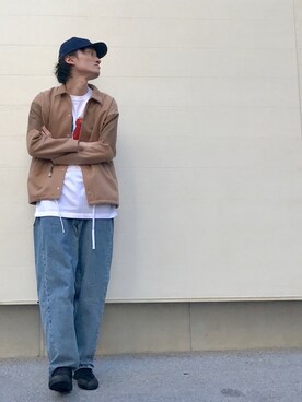 「1sin（イッシン）のアイテム」を使った、r.kobata1204さん（メンズ・182cm）の夏コーディネート