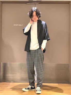 r.kobata1204さん（メンズ・182cm）の春コーディネート