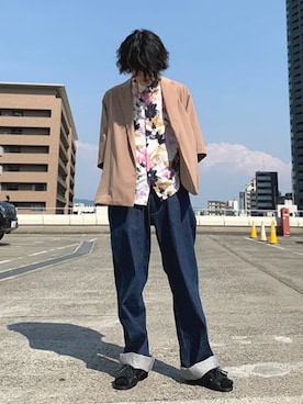 r.kobata1204さん（メンズ・182cm）の春コーディネート