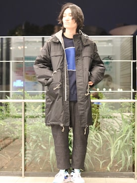 「JULIEN DAVID（ジュリエンデビッド）のアイテム（ジャケット/アウター）」を使った、r.kobata1204さん（メンズ・182cm）の夏コーディネート