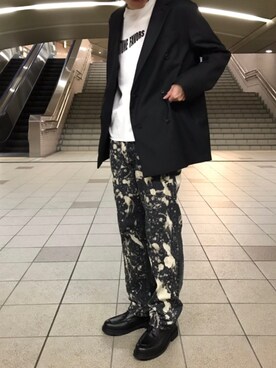 「lot holon（ロットホロン）のアイテム」を使った、r.kobata1204さん（メンズ・182cm）の夏コーディネート