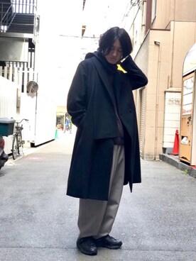 「Lui's（ルイス）のアイテム（スニーカー）」を使った、r.kobata1204さん（メンズ・182cm）の秋コーディネート