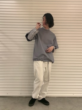 「lot holon（ロットホロン）のアイテム」を使った、r.kobata1204さん（メンズ・182cm）の春コーディネート