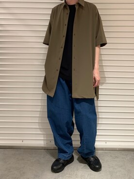 「Lui's（ルイス）のアイテム（スニーカー）」を使った、r.kobata1204さん（メンズ・182cm）の夏コーディネート