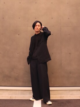 「CONVERSE（コンバース）のCONVERSE コンバース オール スター オックス / ALL STAR OX(BLACK) 32160321（スニーカー）」を使った、r.kobata1204さん（メンズ・182cm・20代）の秋コーディネート