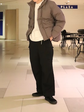 「Lui's（ルイス）のアイテム（ダウンジャケット/コート）」を使った、r.kobata1204さん（メンズ・182cm）の冬コーディネート