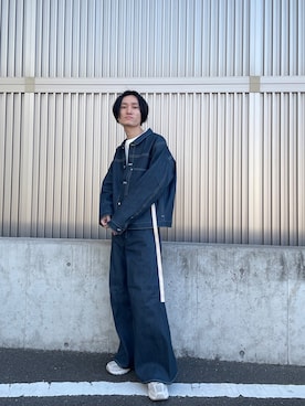 「SHINYAKOZUKA（シンヤコヅカ）のアイテム（ジャケット/アウター）」を使った、r.kobata1204さん（メンズ・182cm）の冬コーディネート