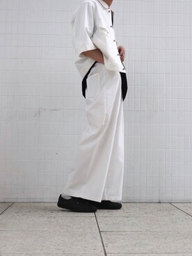 「Lui's（ルイス）のアイテム（デニムジャケット）」を使った、r.kobata1204さん（メンズ・182cm）の春コーディネート
