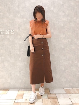 「SIKI PRODUCT.（シキプロダクト）のアイテム」を使った、___Nanaさん（レディース・170cm）の夏コーディネート