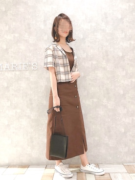 「SIKI PRODUCT.（シキプロダクト）のアイテム」を使った、___Nanaさん（レディース・170cm）の夏コーディネート