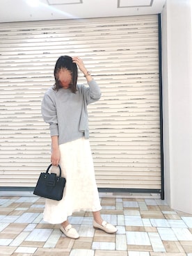 「アントマリーズ」｜「アイテム（スウェット）」を使った、___Nanaさん（レディース・170cm）の冬コーディネート