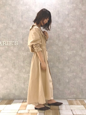 「auntmarie's 」｜___Nanaさん（レディース・170cm）の春コーディネート