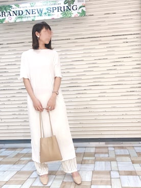 「アラサー」｜___Nanaさん（レディース・170cm）の春コーディネート