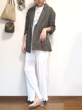 「アラサー」｜___Nanaさん（レディース・170cm）の春コーディネート