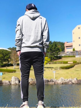 「イージーブースト」｜「アイテム（その他）」を使った、taka___0822さん（メンズ・183cm）の秋コーディネート