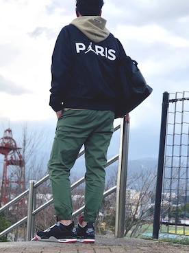 「PARIS SAINT-GERMAIN（パリサンジェルマン）のアイテム（ジャケット/アウター）」を使った、taka___0822さん（メンズ・183cm）の冬コーディネート