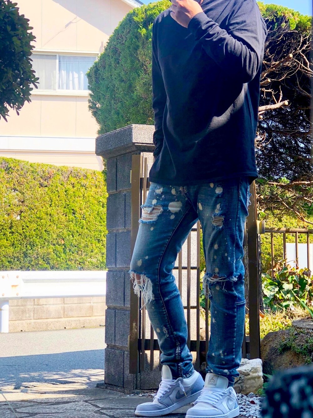 mnml M1 ストレッチ デニム スプラッシュ STRETCH DENIM SPLASH