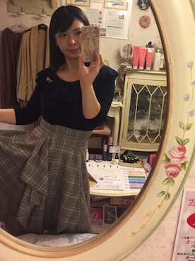 「アプワイザー・リッシェ(Apuweiser-riche)」｜菅野奈織美さん（レディース・156cm）の春コーディネート