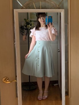 「tocco（トッコ）のアイテム」を使った、菅野奈織美さん（レディース・156cm）の秋コーディネート
