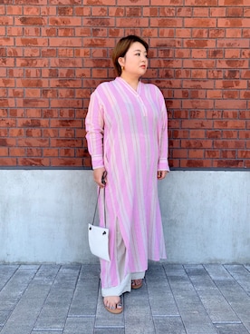 「COMMUNITY MILL（コミュニティ ミル）のアイテム」を使った、cmyokoさん（レディース・150cm）の春コーディネート