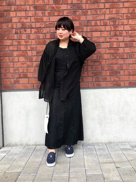 「COMMUNITY MILL（コミュニティ ミル）のアイテム」を使った、cmyokoさん（レディース・150cm）の春コーディネート