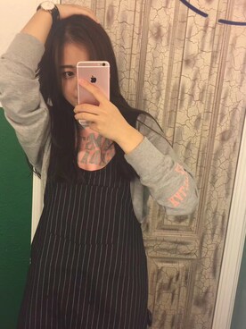 「PULL&BEAR（プルアンドベア）のアイテム（スカート）」を使った、con4y_fさん（レディース・170cm）の夏コーディネート