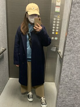 「JOURNAL STANDARD relume（ジャーナルスタンダード　レリューム）のアイテム（その他アウター）」を使った、かきぴさん（レディース・151cm）の冬コーディネート