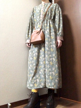 「apres jour（アプレジュール）のアイテム（ブーツ）」を使った、のんさん（レディース・156cm）の秋コーディネート