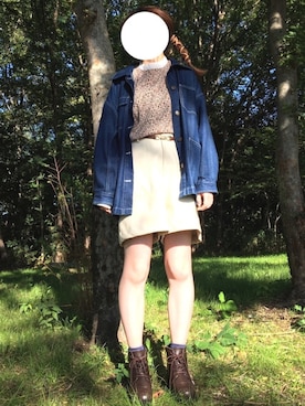 「apres jour（アプレジュール）のアイテム（ブーツ）」を使った、のんさん（レディース・156cm）の秋コーディネート