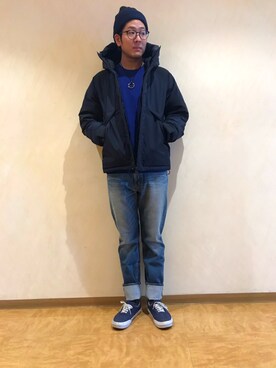 tk.TAKEO KIKUCHI溝口丸井さん(メンズ・175cm)の冬コーディネート